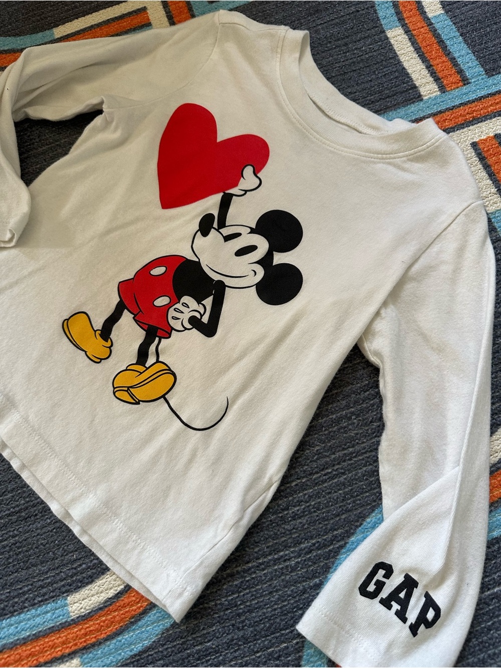 GAP Kids x Disney Mickey Mouse Long-Sleeve Tee